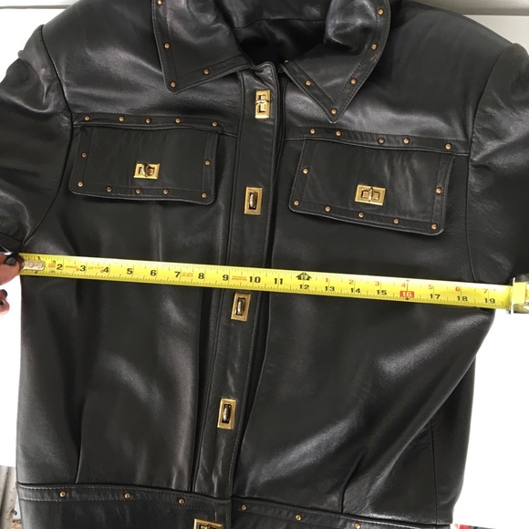 🇺🇸 Soft Designer Lambskin Med Black Leather - Picture 7 of 7